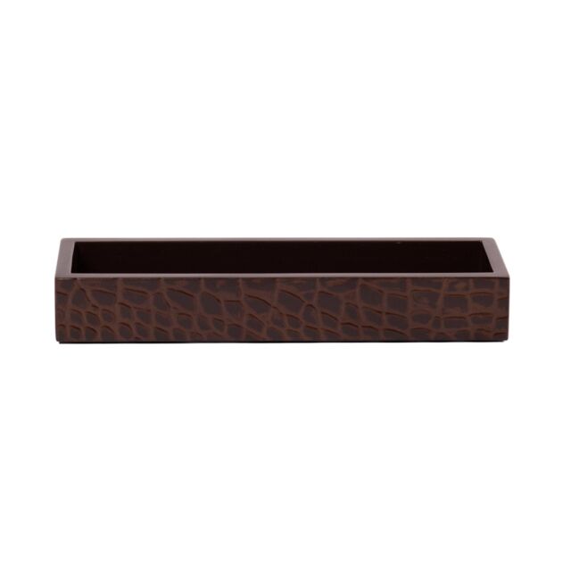 Posh Trading Company Chelsea Pen Tray - Vintage Croc in Brown - image 1