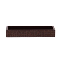 Posh Trading Company Chelsea Pen Tray - Vintage Croc in Brown - thumbnail 1