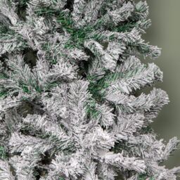 Samuel Alexander 5ft (1.5m) Snow Flocked Artificial Christmas Tree with Green Metal Stand & 285 Tips - thumbnail 5