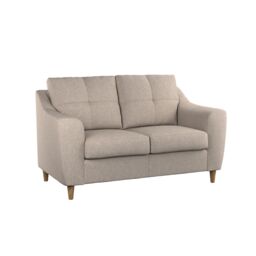 Furnishings For Less UK Baxter Tufted Fabric 2 Seater Sofa - Charcoal, Silver, Oatmeal or Sage in Beige - thumbnail 2