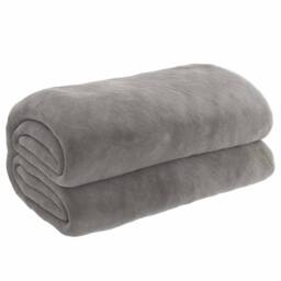 Berkfield Home Soft Weighted Blanket with Cover Grey 138x200 cm Single 10 kg Fabric - thumbnail 3