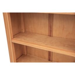 Cabinet Bits Bookcase with plinth 120x70x25cm in Light Brown - Size: 120 x 70 x 25 cm - thumbnail 5