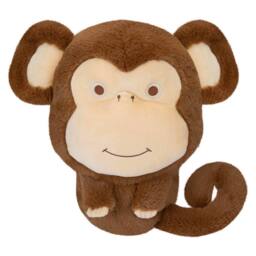 VFM e-Store Wall Decoration Plush Monkey Plush Gift Idea 51cm x 60cm Brown X 1 - Size: 51 cm x 60 cm - thumbnail 1