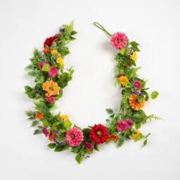 Scottish Everlastings Ltd 155cm Multi Floral Garland - thumbnail 3