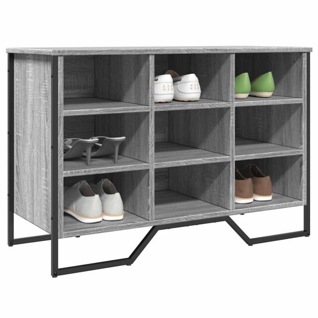 Berkfield Home Shoe Cabinet Grey Sonoma 90x38x61.5 cm Engineered Wood - image 1