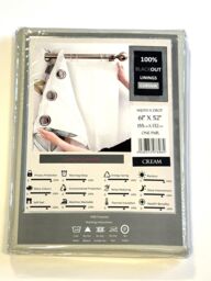 Luxury Living Curtain Linings 100% Blackout : Heavyweight, Thermal Insulation for Energy Savings in Cream - Size: 155 cm width x 132 cm drop - thumbnail 6