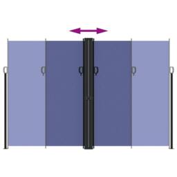 Berkfield Home Retractable Side Awning Blue 220x600 cm - thumbnail 5