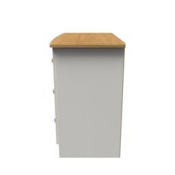 Ready Assembled 2 U Lancaster 3 Drawer Chest (Ready Assembled) in Cream - thumbnail 2