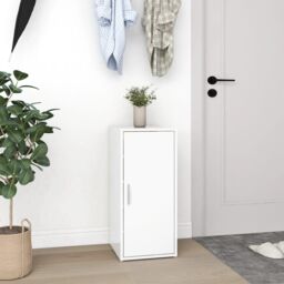 Berkfield Home Shoe Cabinets 2 pcs White 32x35x70 cm Engineered Wood - Size: 32 x 35 x 70 cm - thumbnail 5