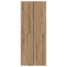 Berkfield Home Highboard Artisan Oak 60 x 32 x 153 cm Engineered Wood in Brown - thumbnail 6