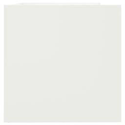 Berkfield Home Planter White 62x40x39 cm Steel - Size: 62 x 40 x 39 cm - thumbnail 6