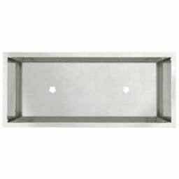 Berkfield Home Raised Garden Planter 60x26x45 cm Stainless Steel in Silver - Size: 60 x 26 x 45 cm - thumbnail 7