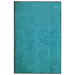 Berkfield Home Pliable Doormat Washable Cyan 120x180 cm in Aqua - thumbnail 2