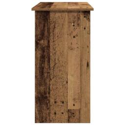 Berkfield Home Desk Old Wood 80x40x75 cm Engineered Wood in Brown - Size: 80 x 40 x 75 cm - thumbnail 5