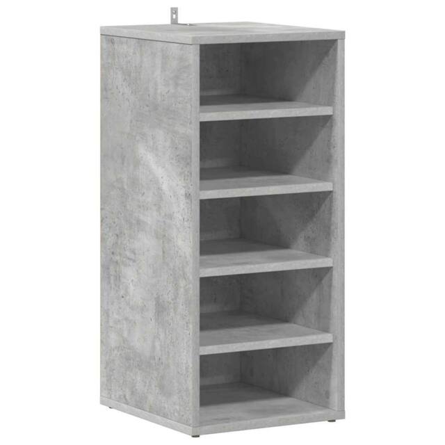 Berkfield Home Shoe Cabinet Concrete Grey 31.5x35x70 cm Engineered Wood - image 1