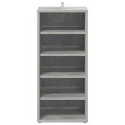 Berkfield Home Shoe Cabinet Concrete Grey 31.5x35x70 cm Engineered Wood - thumbnail 5