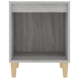 Berkfield Home Bedside Cabinet Grey Sonoma 40x35x50 cm - Size: 40 x 35 x 50 cm - thumbnail 5