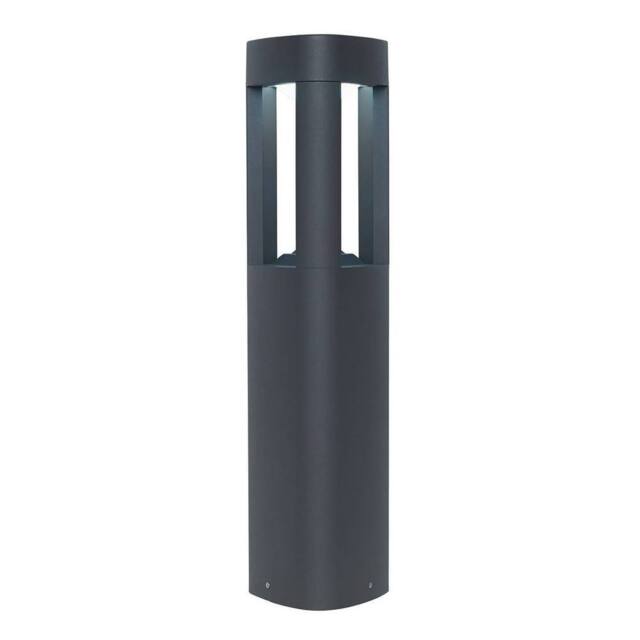 Netlighting Tribeca Outdoor Bollard Light Frosted Acrylic Grey IP54