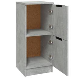 Berkfield Home Sideboards 2 pcs Concrete Grey 30x30x70 cm Engineered Wood - Size: 30 x 30 x 70 cm - thumbnail 6