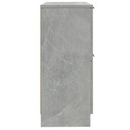 Berkfield Home Sideboards 2 pcs Concrete Grey 30x30x70 cm Engineered Wood - Size: 30 x 30 x 70 cm - thumbnail 7