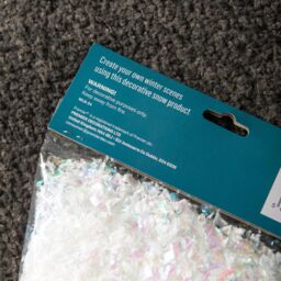 Samuel Alexander 2 Pack of 150g of Frosted Iridescent Fake Christmas Snow Decoration in White - thumbnail 5