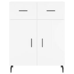 Berkfield Home Highboard White 69.5x34x180 cm Engineered Wood - thumbnail 8