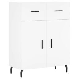 Berkfield Home Highboard White 69.5x34x180 cm Engineered Wood - thumbnail 7