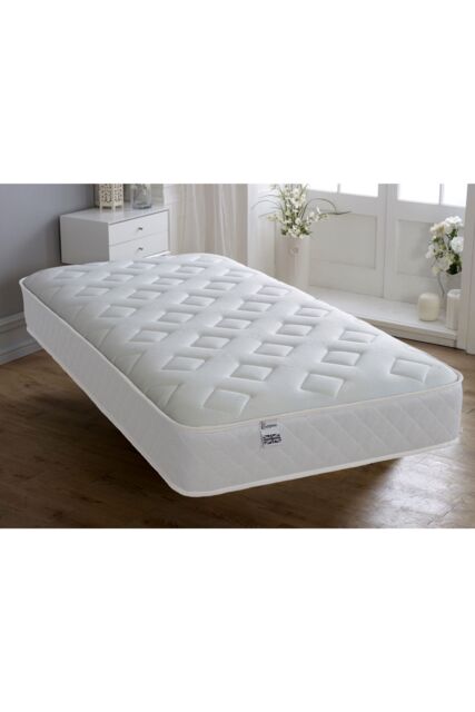 Starlight Beds Essentials Jump n Tac Hybrid Mattress 19cm Deep Soft Feel in White - Size: Double - image 1