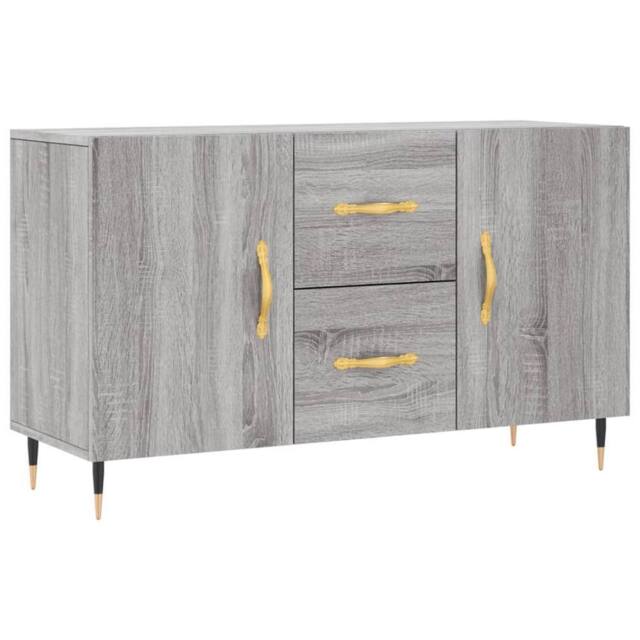 Berkfield Home Sideboard Grey Sonoma 100x36x60 cm Engineered Wood - Size: 100 x 36 x 60 cm - image 1