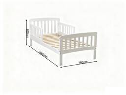 Kidsaw Jinsen Toddler Bed 140x70cm White - Size: Junior - thumbnail 5