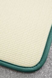 Catherine Lansfield 'Anti- Bacterial Memory Foam' Bath Mat in Dark Green - thumbnail 3