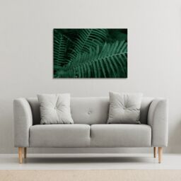 Benjamin Tate Design Plants background. Biophilia trend (Canvas Print) / 114 x 77 x 4cm in Natural - Size: 114 x 77 x 4 cm - thumbnail 1