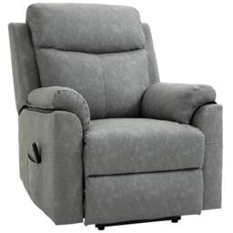 STILVORA Electric Riser Recliner Chair with Remote Grey - thumbnail 5