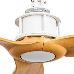 Netlighting Just Fan 128cm Medium White Light Wood DC Ceiling Fan 6 Speed - thumbnail 5