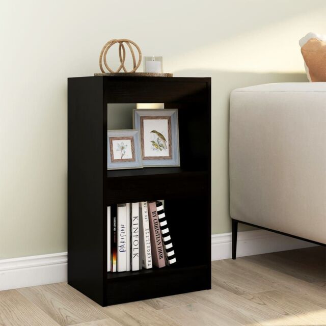 Berkfield Home Book Cabinet/Room Divider Black 40x30x72 cm - Size: 40 x 30 x 72 cm - image 1
