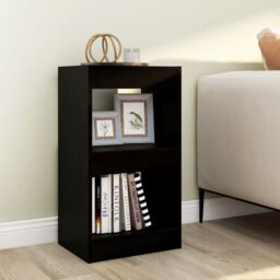 Berkfield Home Book Cabinet/Room Divider Black 40x30x72 cm - Size: 40 x 30 x 72 cm - thumbnail 1