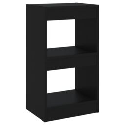 Berkfield Home Book Cabinet/Room Divider Black 40x30x72 cm - Size: 40 x 30 x 72 cm - thumbnail 2