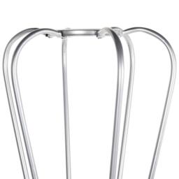Wyld and Coco Hourglass Silver Coat Stand 165cm - Freestanding Industrial - thumbnail 4
