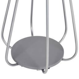 Wyld and Coco Hourglass Silver Coat Stand 165cm - Freestanding Industrial - thumbnail 6