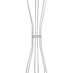 Wyld and Coco Hourglass Silver Coat Stand 165cm - Freestanding Industrial - thumbnail 2