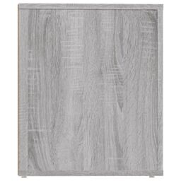 Berkfield Home Bedside Cabinet Grey Sonoma 50x39x47 cm - Size: 50 x 39 x 47 cm - thumbnail 6