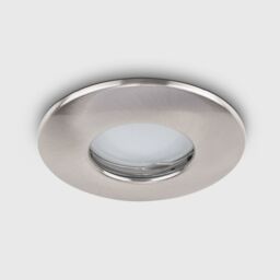ValueLights Downlight Fire Rated IP65 Ceiling Light Fitting 6 Pack in Silver - thumbnail 3