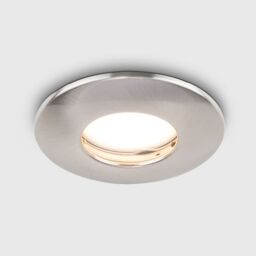 ValueLights Downlight Fire Rated IP65 Ceiling Light Fitting 6 Pack in Silver - thumbnail 4