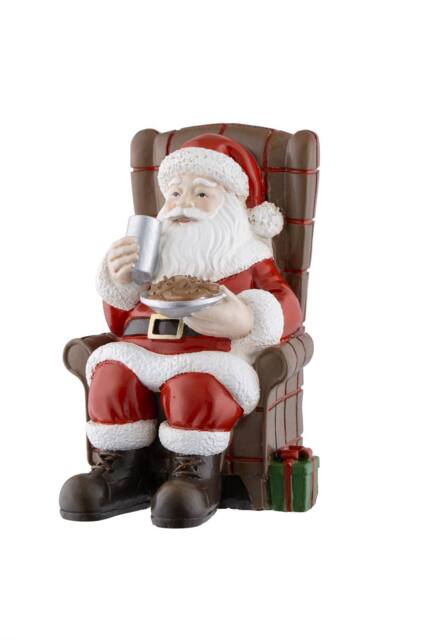 Aynsley China Santa Milk & Cookies Figurine - image 1