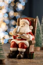 Aynsley China Santa Milk & Cookies Figurine - thumbnail 2