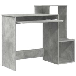 Berkfield Home Grey Computer Desk Concrete grey - thumbnail 5