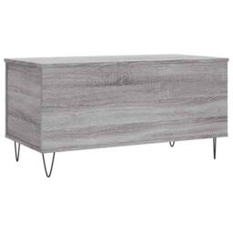 Berkfield Home Coffee Table Grey Sonoma 90x44.5x45 cm Engineered Wood - thumbnail 8