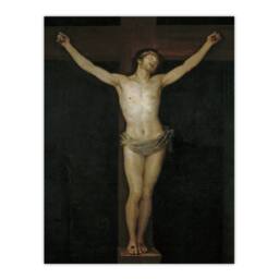 "Artery8 Christ Crucified Bible Scene Francisco Goya Wall Art Poster Print in Black - Size: W24"" x H32""" - thumbnail 1