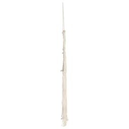 Berkfield Home Macrame Wall Hanger 40x80 cm Cotton in Cream - thumbnail 3