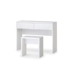 Ashfield Chic White High Gloss Dressing Table with 2 - thumbnail 5